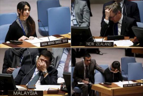 واکنش‌ها به صحبت‌های تکان دهنده نادیا مراد در سازمان ملل 