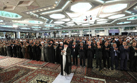 نماز عید سعید فطر با حضور مقام معظم رهبری