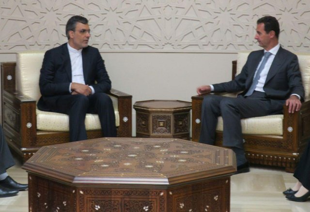 دیدار جابری انصاری با بشار اسد