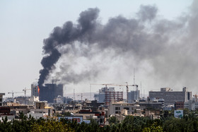 آتش‌سوزی در هتل روتانا - مشهد‎