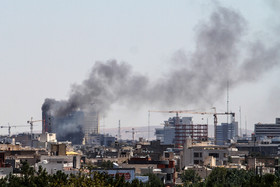 آتش‌سوزی در هتل روتانا - مشهد‎