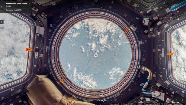 گشت زنی در ایستگاه فضایی با فناوری جدید گوگل+تصاویر