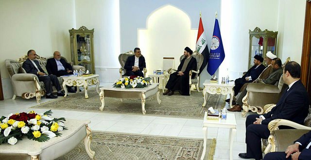 دیدار معاون ظریف با رییس‌ مجلس اعلای اسلامی عراق