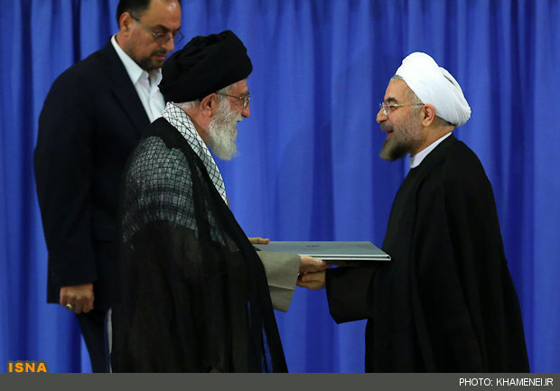مراسم تنفیذ حکم ریاست جمهوری روحانی