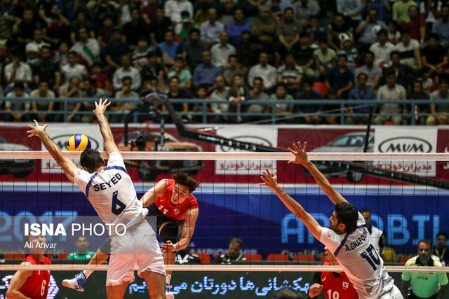 جیانگ امتیاز آورترین بازیکن دیدار ایران و چین دیدار تیمهای ملی والیبال ایران و کره جنوبی
