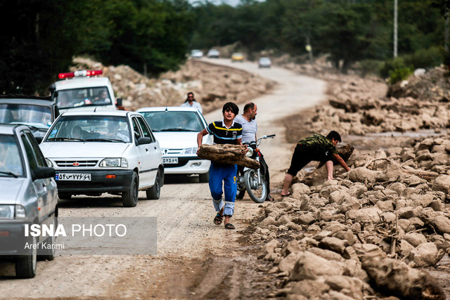پیام تسلیت دفتر نماینده ولی فقیه در گلستان به خانواده جانباختگان حادثه سیلاب در گلستان خسارات ناشی سیلاب در منطقه علی آباد کتول