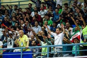 دیدار تیم‌های ملی والیبال ایران و چین