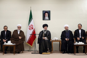 دیدار رئیس‌جمهور و اعضای هیأت دولت دوازدهم با مقام معظم رهبری