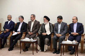 دیدار رئیس‌جمهور و اعضای هیأت دولت دوازدهم با مقام معظم رهبری