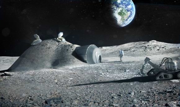 پایگاه فضایی در ماه
