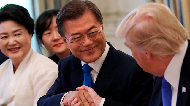 دیدار رهبران آمریکا، ژاپن و کره‌جنوبی در بحبوحه تنش‌ها بر سر کره شمالی