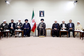 دیدار رئیس‌ و اعضای مجمع تشخیص مصلحت نظام با مقام معظم رهبری