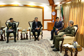 دیدار هاکان تکین سفیر ترکیه با امیر سرتیپ حاتمی وزیر دفاع