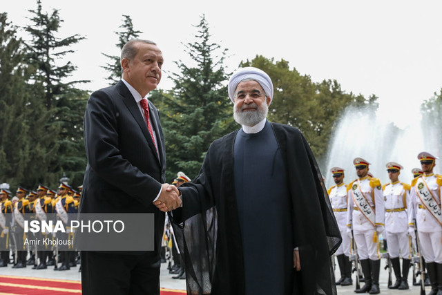 مراسم استقبال رسمی از رجب طیب اردوغان، رییس جمهور ترکیه