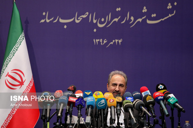 نخستین نشست خبری محمد علی نجفی، شهردار تهران