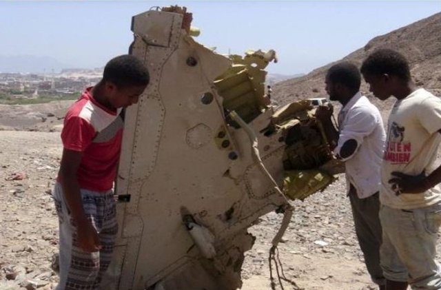 سرنگونی جنگنده اماراتی در شمال یمن