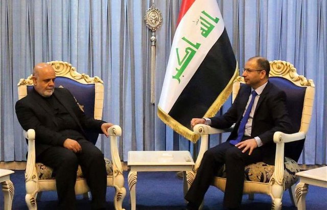 رایزنی سفیر ایران و رییس مجلس نمایندگان عراق در مورد آخرین تحولات این کشور
