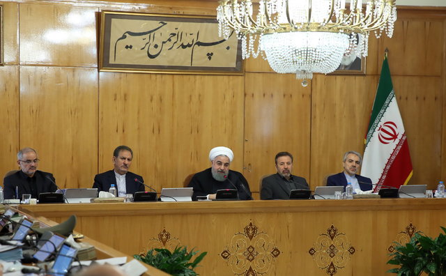 روحانی در جلسه دولت