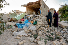 خسارات زلزله در روستاهای ''ریخک'' و ''بابا اسکندر'' سرپل ذهاب - کرمانشاه