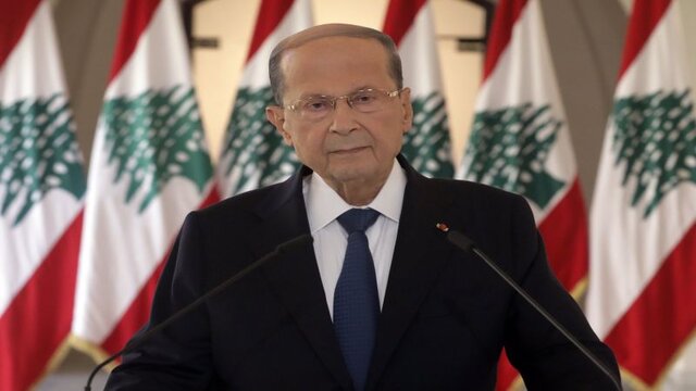 قدردانی رئیس‌جمهور لبنان از توجه و محبت ملت و دولت ایران