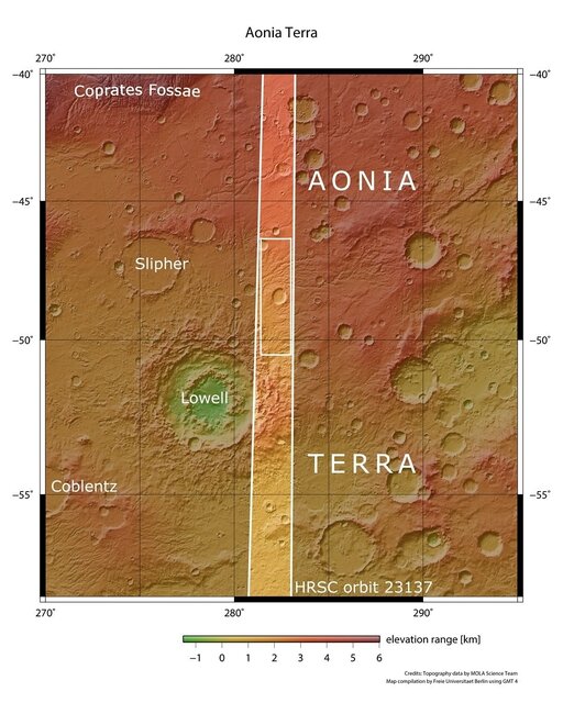 نگاهی به دهانه "شبه چشم مریخی"