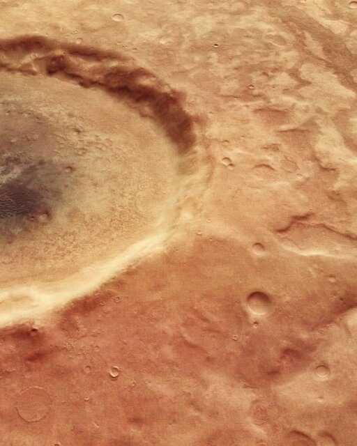 نگاهی به دهانه "شبه چشم مریخی"