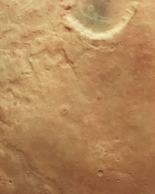 نگاهی به دهانه "شبه چشم مریخی"