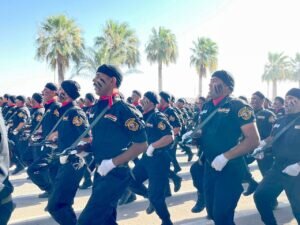 رژه نظامی حشد شعبی در هشتمین سالروز تاسیس