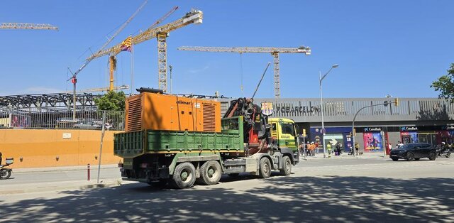 ادامه بازسازی نوکمپ با موتور برق!