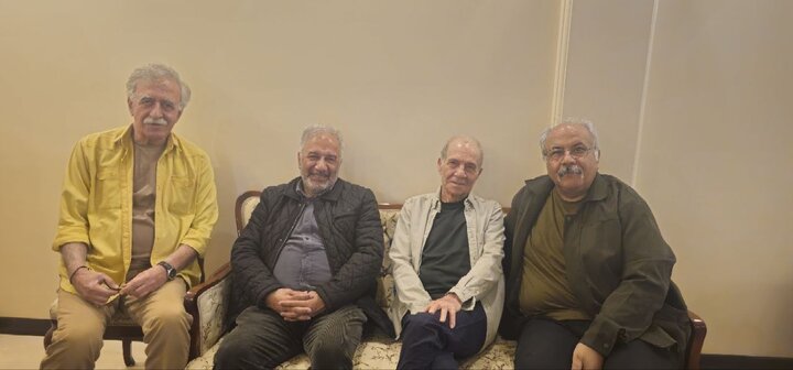 عیادت از واروژ کریم مسیحی پس از جراحی