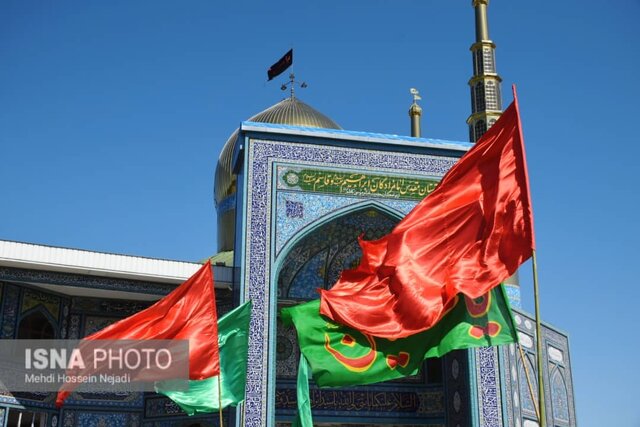 راهپیمایی ۱۰ کیلومتری اربعین حسینی در شهر مرزی آستارا + تصاویر