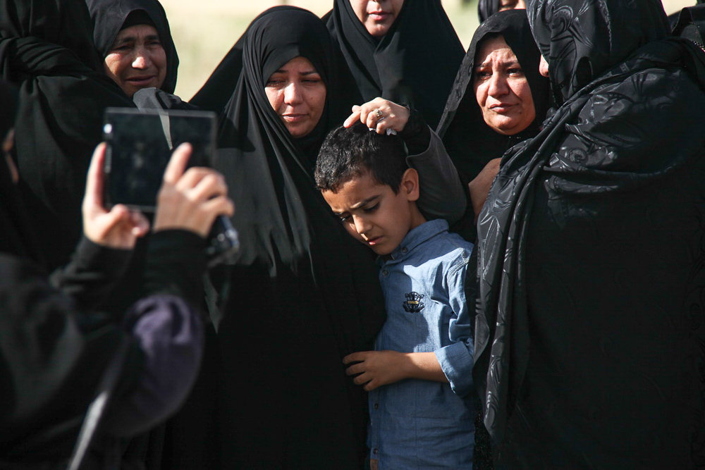 مراسم تشییع پیکر شهید مدافع حرم قدرت الله عبدیان