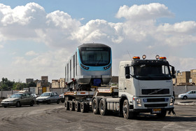 ورود ناوگان خط دو مترو مشهد‎