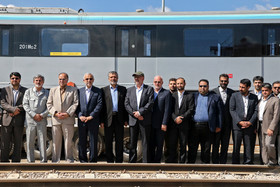 ورود ناوگان خط دو مترو مشهد‎