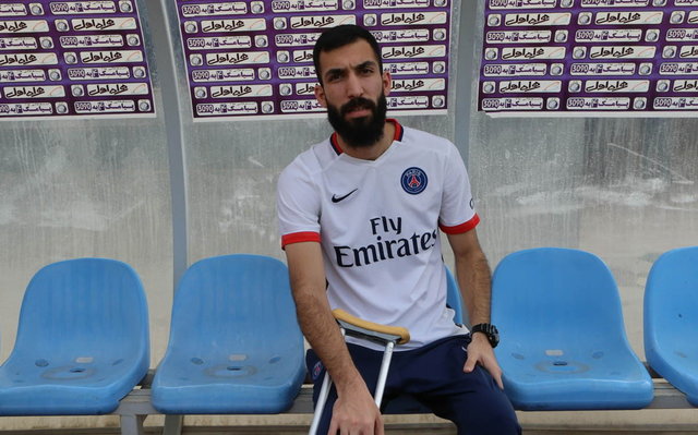 روزبه چشمی مصدوم شد 1 پایگاه خبری ججین پایگاه خبر ججین