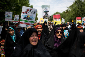 راهپیمایی روز قدس - تهران