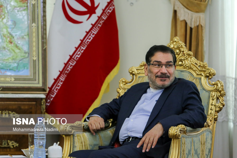 دیدار امیر دریابان شمخانی دبیر شورای امنیت ملی با سید عمار حکیم رییس مجلس اعلای اسلامی عراق