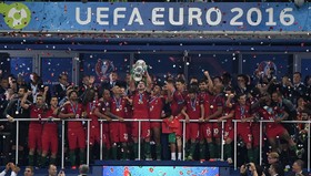 فیلم/مراسم اهدا جام قهرمانی یورو ۲۰۱۶