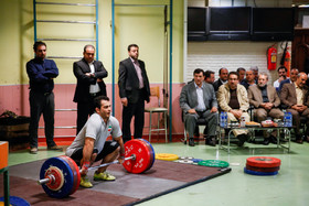 بازدید لاریجانی از اردوی تیم‌های کشتی و وزنه‌برداری