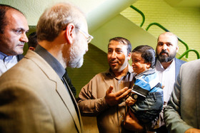 بازدید لاریجانی از اردوی تیم‌های کشتی و وزنه‌برداری