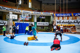 بازدید لاریجانی از اردوی تیم‌های کشتی و وزنه‌برداری