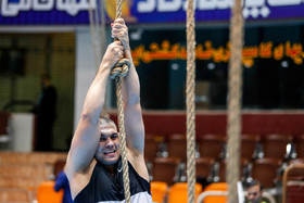 بازدید لاریجانی از اردوی تیم‌های کشتی و وزنه‌برداری