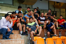 بازدید لاریجانی از اردوی تیم‌های کشتی و وزنه‌برداری