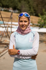 تمرین مهسا جاور نماینده قایقرانی بانوان ایران در المپیک ریو