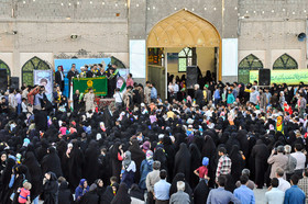 حضور کاروان خادمان رضوی در خراسان جنوبی