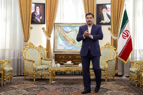 دیدار کریم سنجاری وزیر کشور اقلیم کردستان عراق با علی شمخانی