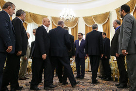 دیدار کریم سنجاری وزیر کشور اقلیم کردستان عراق با علی شمخانی