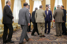 دیدار کریم سنجاری وزیر کشور اقلیم کردستان عراق با علی شمخانی