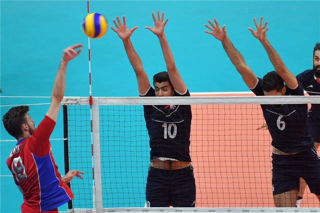 همگروهی والیبال ایران با روسیه در انتخابی المپیک ۲۰۲۰ المپیک 2016 ریو - والیبال ایران و روسیه