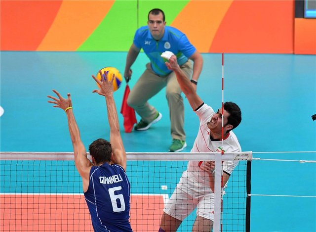 57336357 - وداع والیبالیست های ایران با المپیک ریو -